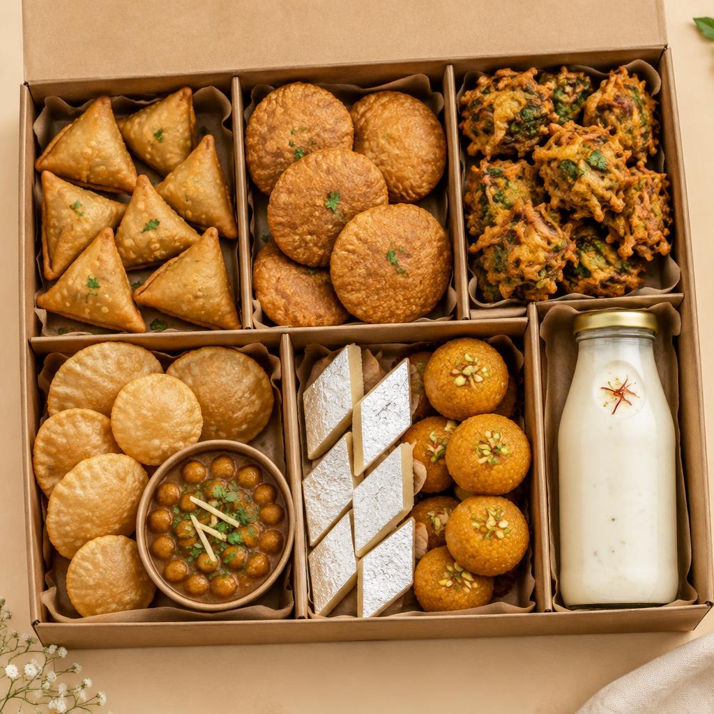 Indian Chaat Box snack box