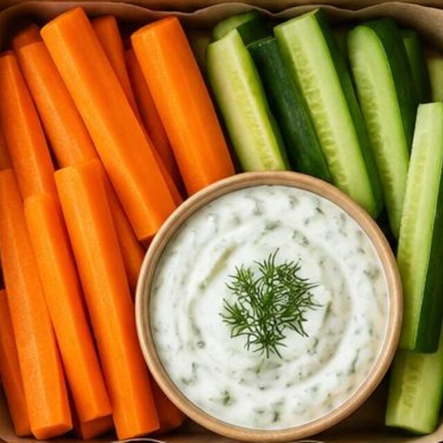 Veggie Sticks & Tzatziki